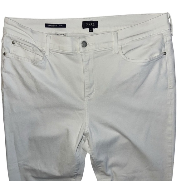 NYDJ Marilyn Capri in Crisp White - Picture 7 of 8